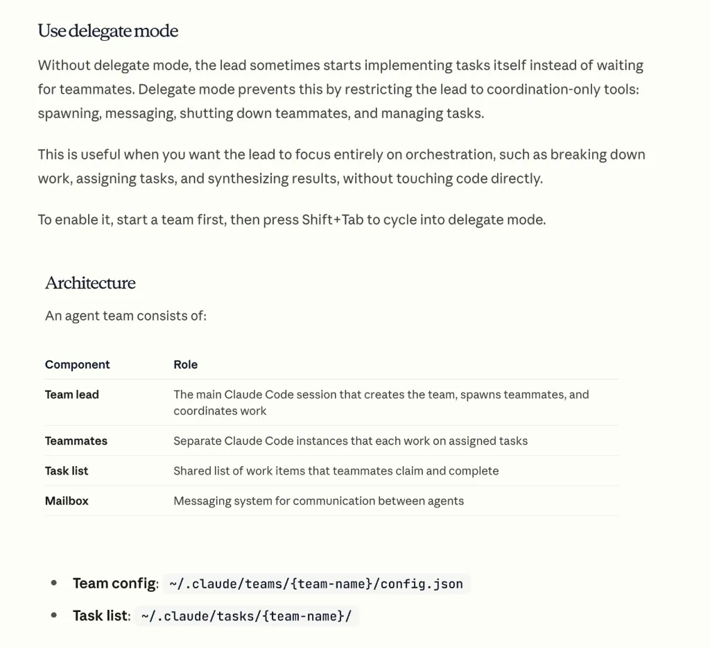 Delegate Mode와 아키텍처